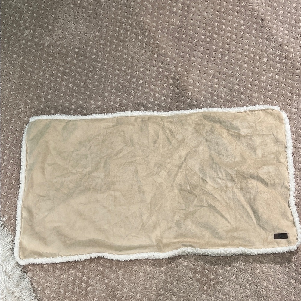 UGG Tan and Cream Pillow sham
